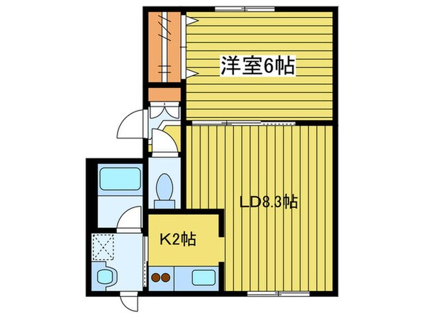 メゾンカイエンヌの物件間取画像